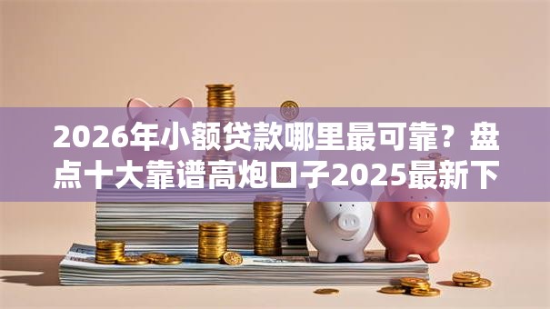2026年小额贷款哪里最可靠？盘点十大靠谱高炮口子2025最新下款