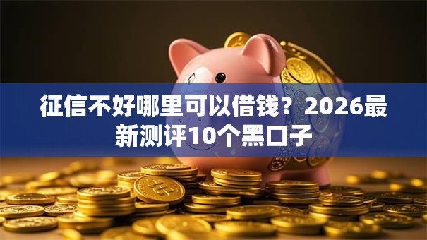 征信不好哪里可以借钱？2026最新测评10个黑口子