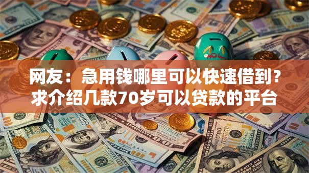 网友：急用钱哪里可以快速借到？求介绍几款70岁可以贷款的平台