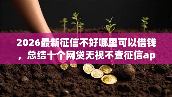 2026最新征信不好哪里可以借钱,总结十个网贷无视不查征信app! 2026最新征信不好哪里可以借钱,总结十个网贷无视不查征信app!