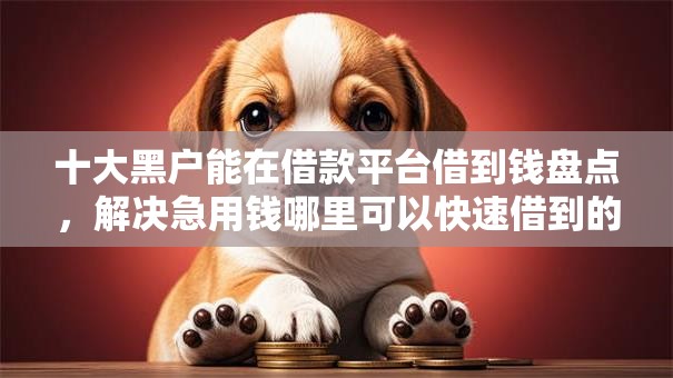 十大黑户能在借款平台借到钱盘点,解决急用钱哪里可以快速借到的问题 十大黑户能在借款平台借到钱盘点,解决急用钱哪里可以快速借到的问题