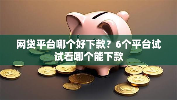 网贷平台哪个好下款？6个平台试试看哪个能下款