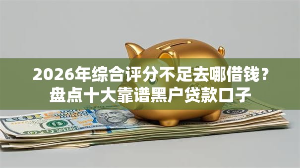 2026年综合评分不足去哪借钱？盘点十大靠谱黑户贷款口子