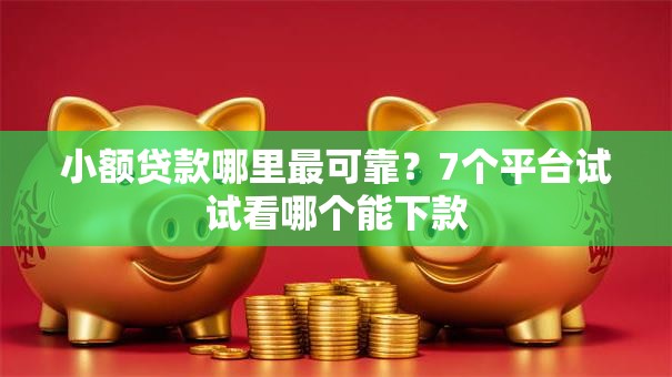 小额贷款哪里最可靠?7个平台试试看哪个能下款 小额贷款哪里最可靠?7个平台试试看哪个能下款