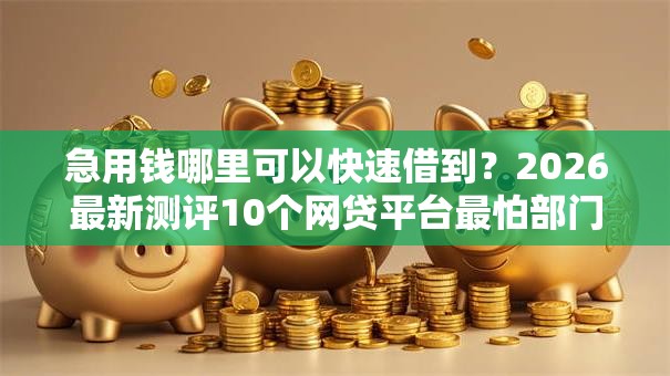 急用钱哪里可以快速借到？2026最新测评10个网贷平台最怕部门