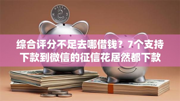 综合评分不足去哪借钱？7个支持下款到微信的征信花居然都下款的app