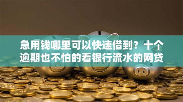 急用钱哪里可以快速借到?十个逾期也不怕的看银行流水的网贷软件 急用钱哪里可以快速借到?十个逾期也不怕的看银行流水的网贷软件