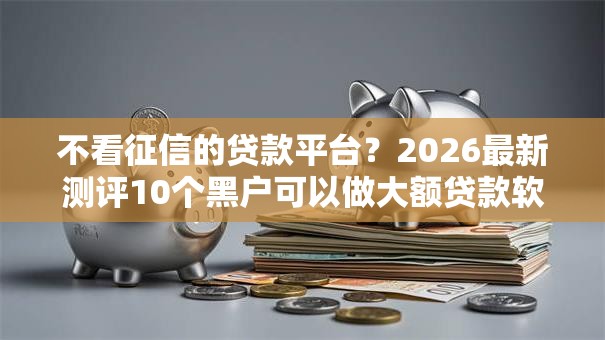 不看征信的贷款平台?2026最新测评10个黑户可以做大额贷款软件 不看征信的贷款平台?2026最新测评10个黑户可以做大额贷款软件