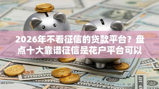 2026年不看征信的贷款平台?盘点十大靠谱征信是花户平台可以借钱不 2026年不看征信的贷款平台?盘点十大靠谱征信是花户平台可以借钱不