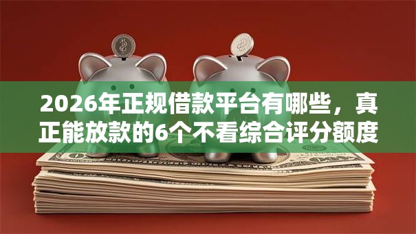 2026年正规借款平台有哪些,真正能放款的6个不看综合评分额度高下款快平台推荐 2026年正规借款平台有哪些,真正能放款的6个不看综合评分额度高下款快平台推荐