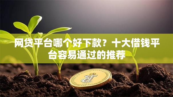 网贷平台哪个好下款？十大借钱平台容易通过的推荐