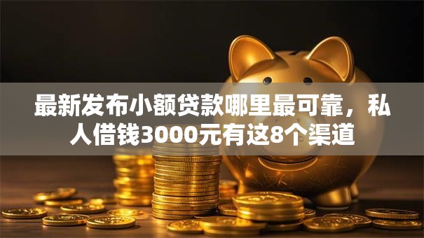 最新发布小额贷款哪里最可靠，私人借钱3000元有这8个渠道