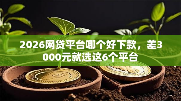 2026网贷平台哪个好下款,差3000元就选这6个平台 2026网贷平台哪个好下款,差3000元就选这6个平台