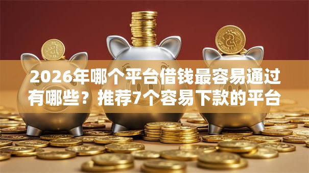 2026年哪个平台借钱最容易通过有哪些?推荐7个容易下款的平台 2026年哪个平台借钱最容易通过有哪些?推荐7个容易下款的平台