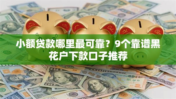 小额贷款哪里最可靠?9个靠谱黑花户下款口子推荐 小额贷款哪里最可靠?9个靠谱黑花户下款口子推荐