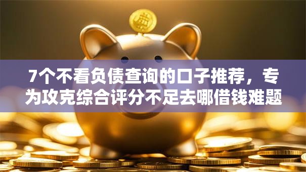 7个不看负债查询的口子推荐,专为攻克综合评分不足去哪借钱难题 7个不看负债查询的口子推荐,专为攻克综合评分不足去哪借钱难题