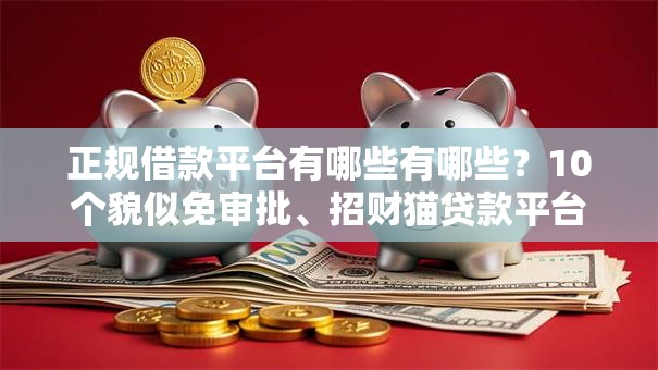 正规借款平台有哪些有哪些?10个貌似免审批、招财猫贷款平台怎么样合集 正规借款平台有哪些有哪些?10个貌似免审批、招财猫贷款平台怎么样合集