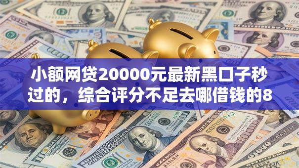 小额网贷20000元最新黑口子秒过的，综合评分不足去哪借钱的8个平台介绍