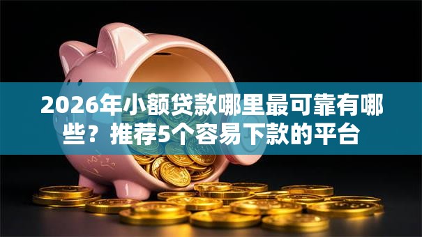 2026年小额贷款哪里最可靠有哪些？推荐5个容易下款的平台