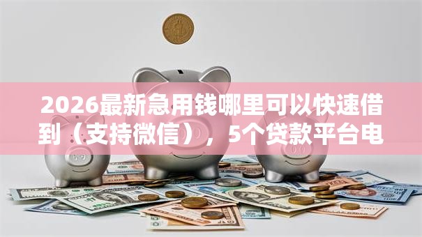 2026最新急用钱哪里可以快速借到(支持微信),5个贷款平台电话无私分享 2026最新急用钱哪里可以快速借到(支持微信),5个贷款平台电话无私分享