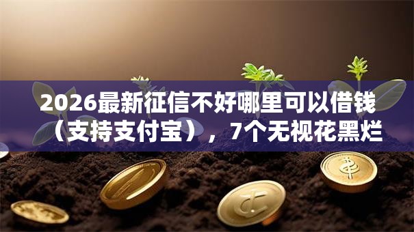 2026最新征信不好哪里可以借钱(支持支付宝),7个无视花黑烂户能下款的网贷无私分享 2026最新征信不好哪里可以借钱(支持支付宝),7个无视花黑烂户能下款的网贷无私分享