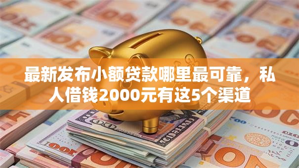 最新发布小额贷款哪里最可靠，私人借钱2000元有这5个渠道