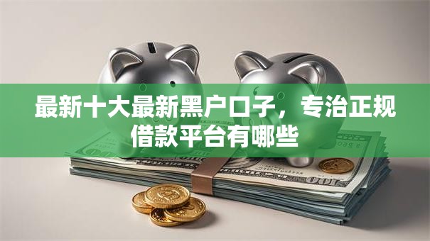 最新十大最新黑户口子，专治正规借款平台有哪些