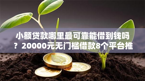 小额贷款哪里最可靠能借到钱吗?20000元无门槛借款8个平台推荐 小额贷款哪里最可靠能借到钱吗?20000元无门槛借款8个平台推荐