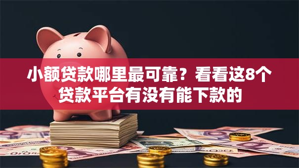 小额贷款哪里最可靠？看看这8个贷款平台有没有能下款的
