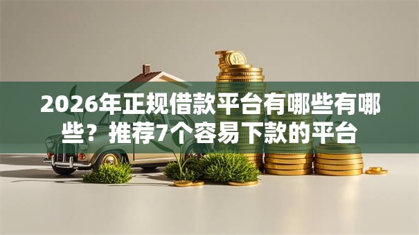 2026年正规借款平台有哪些有哪些？推荐7个容易下款的平台