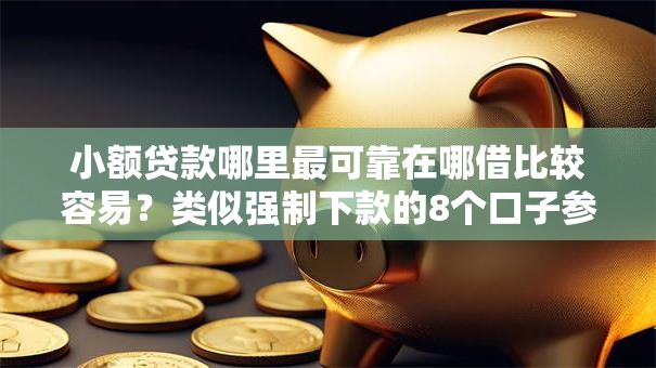 小额贷款哪里最可靠在哪借比较容易？类似强制下款的8个口子参考