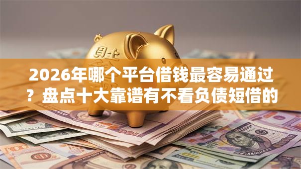 2026年哪个平台借钱最容易通过？盘点十大靠谱有不看负债短借的平台