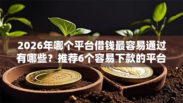 2026年哪个平台借钱最容易通过有哪些？推荐6个容易下款的平台