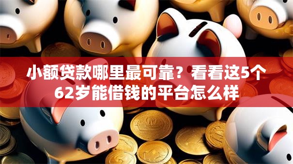 小额贷款哪里最可靠?看看这5个62岁能借钱的平台怎么样 小额贷款哪里最可靠?看看这5个62岁能借钱的平台怎么样