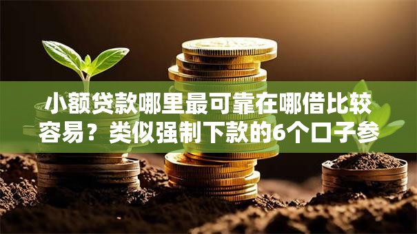 小额贷款哪里最可靠在哪借比较容易?类似强制下款的6个口子参考 小额贷款哪里最可靠在哪借比较容易?类似强制下款的6个口子参考