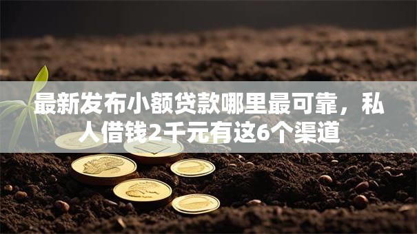 最新发布小额贷款哪里最可靠,私人借钱2千元有这6个渠道 最新发布小额贷款哪里最可靠,私人借钱2千元有这6个渠道