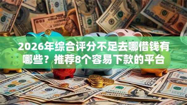 2026年综合评分不足去哪借钱有哪些？推荐8个容易下款的平台
