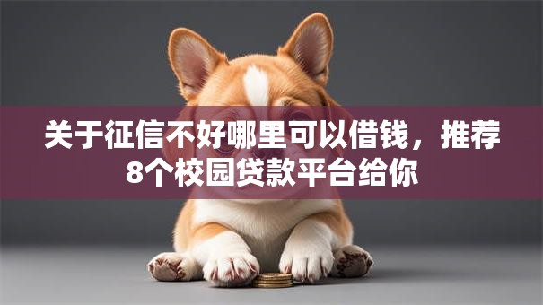 关于征信不好哪里可以借钱,推荐8个校园贷款平台给你 关于征信不好哪里可以借钱,推荐8个校园贷款平台给你