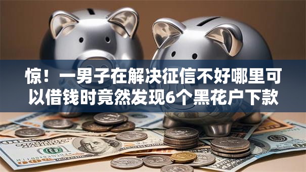惊!一男子在解决征信不好哪里可以借钱时竟然发现6个黑花户下款口子,事后分享了出来 惊!一男子在解决征信不好哪里可以借钱时竟然发现6个黑花户下款口子,事后分享了出来