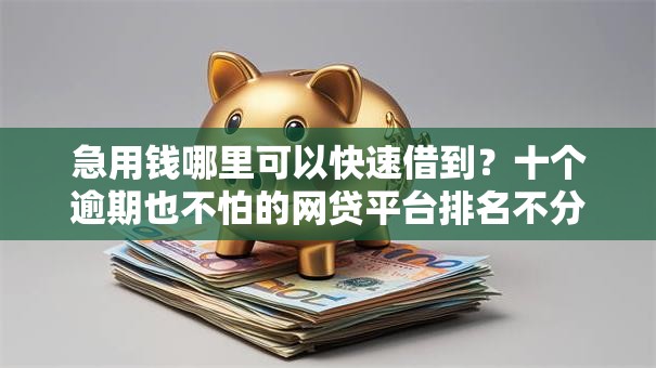 急用钱哪里可以快速借到?十个逾期也不怕的网贷平台排名不分先后 急用钱哪里可以快速借到?十个逾期也不怕的网贷平台排名不分先后