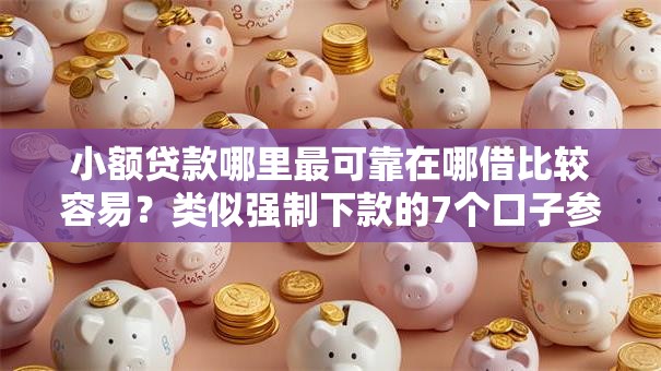 小额贷款哪里最可靠在哪借比较容易?类似强制下款的7个口子参考 小额贷款哪里最可靠在哪借比较容易?类似强制下款的7个口子参考