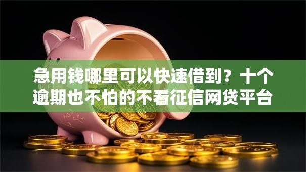 急用钱哪里可以快速借到?十个逾期也不怕的不看征信网贷平台哪些好下款 急用钱哪里可以快速借到?十个逾期也不怕的不看征信网贷平台哪些好下款