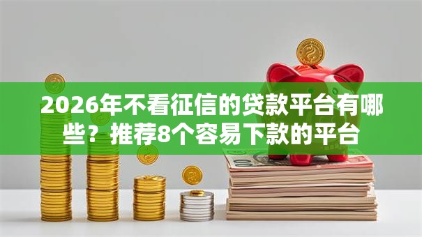 2026年不看征信的贷款平台有哪些？推荐8个容易下款的平台