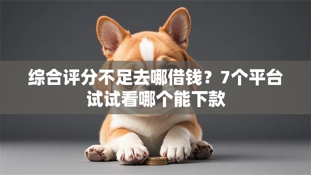 综合评分不足去哪借钱?7个平台试试看哪个能下款 综合评分不足去哪借钱?7个平台试试看哪个能下款