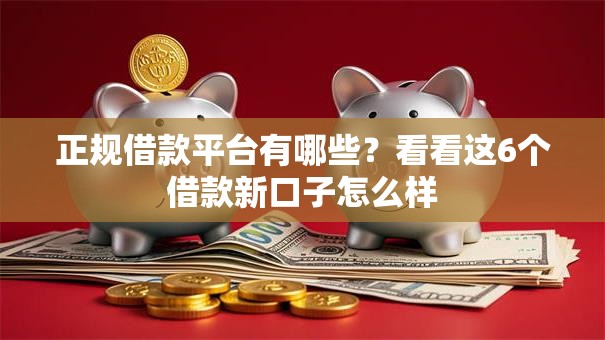 正规借款平台有哪些?看看这6个借款新口子怎么样 正规借款平台有哪些?看看这6个借款新口子怎么样