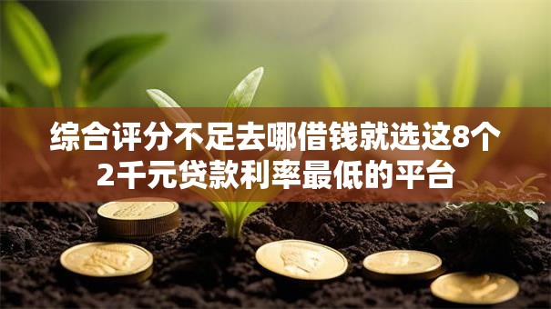综合评分不足去哪借钱就选这8个2千元贷款利率最低的平台 综合评分不足去哪借钱就选这8个2千元贷款利率最低的平台
