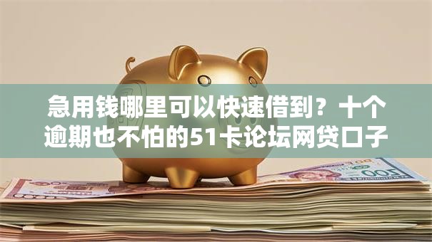 急用钱哪里可以快速借到?十个逾期也不怕的51卡论坛网贷口子 急用钱哪里可以快速借到?十个逾期也不怕的51卡论坛网贷口子