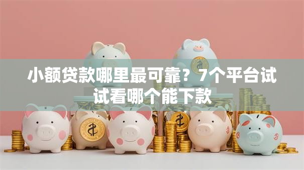 小额贷款哪里最可靠?7个平台试试看哪个能下款 小额贷款哪里最可靠?7个平台试试看哪个能下款