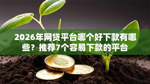 2026年网贷平台哪个好下款有哪些？推荐7个容易下款的平台