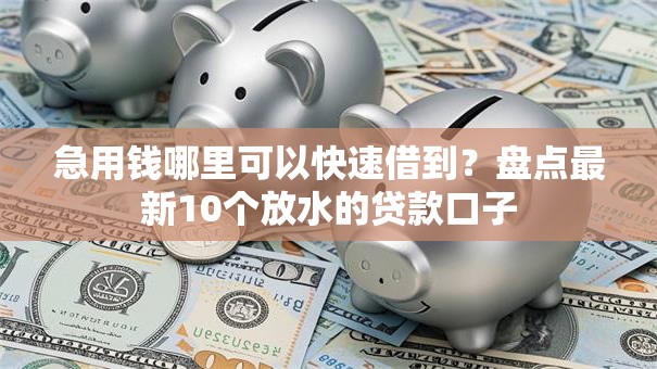 急用钱哪里可以快速借到?盘点最新10个放水的贷款口子 急用钱哪里可以快速借到?盘点最新10个放水的贷款口子